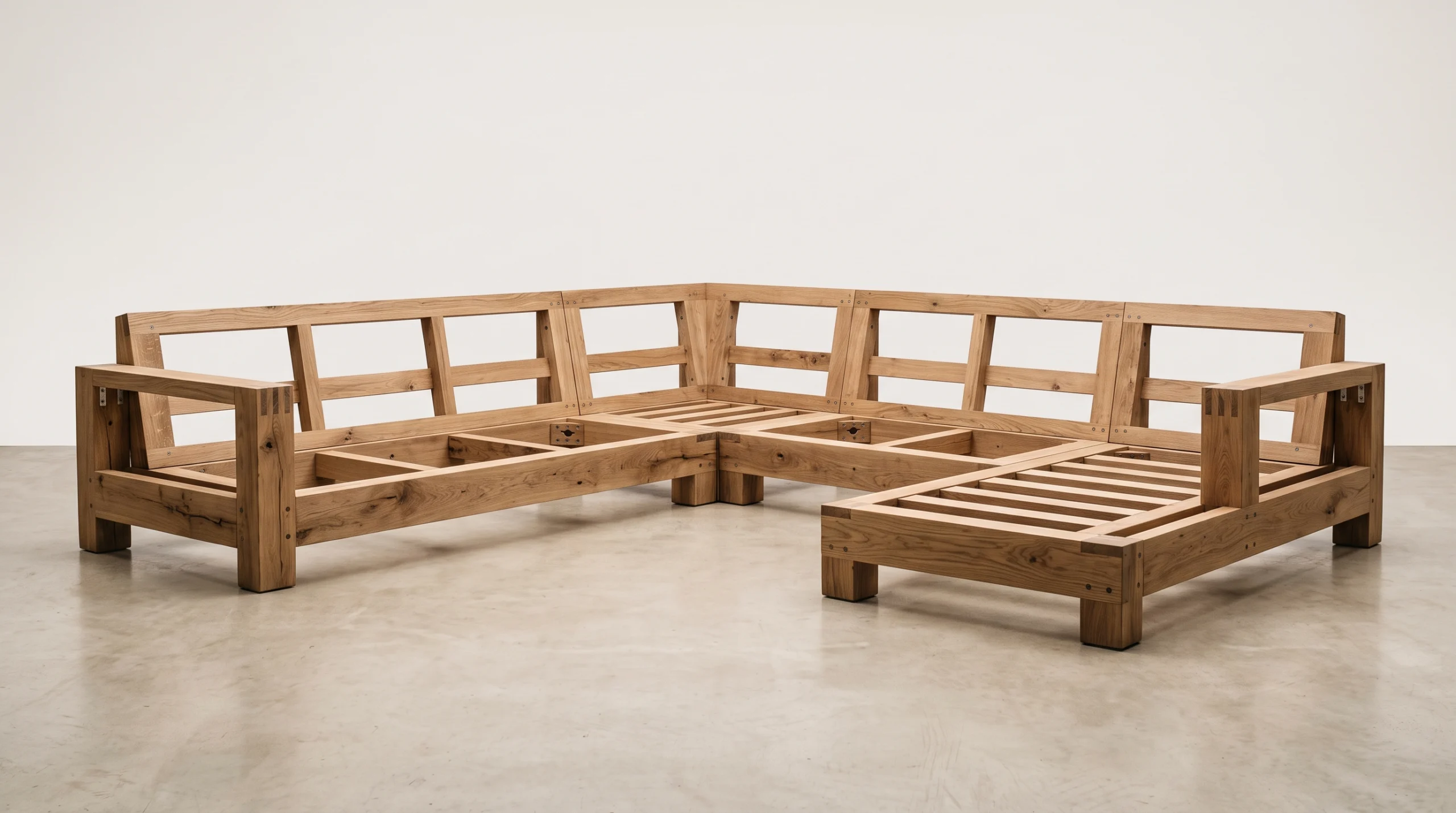 Strengthened lounge frame after professional lounge frame repair Dubai