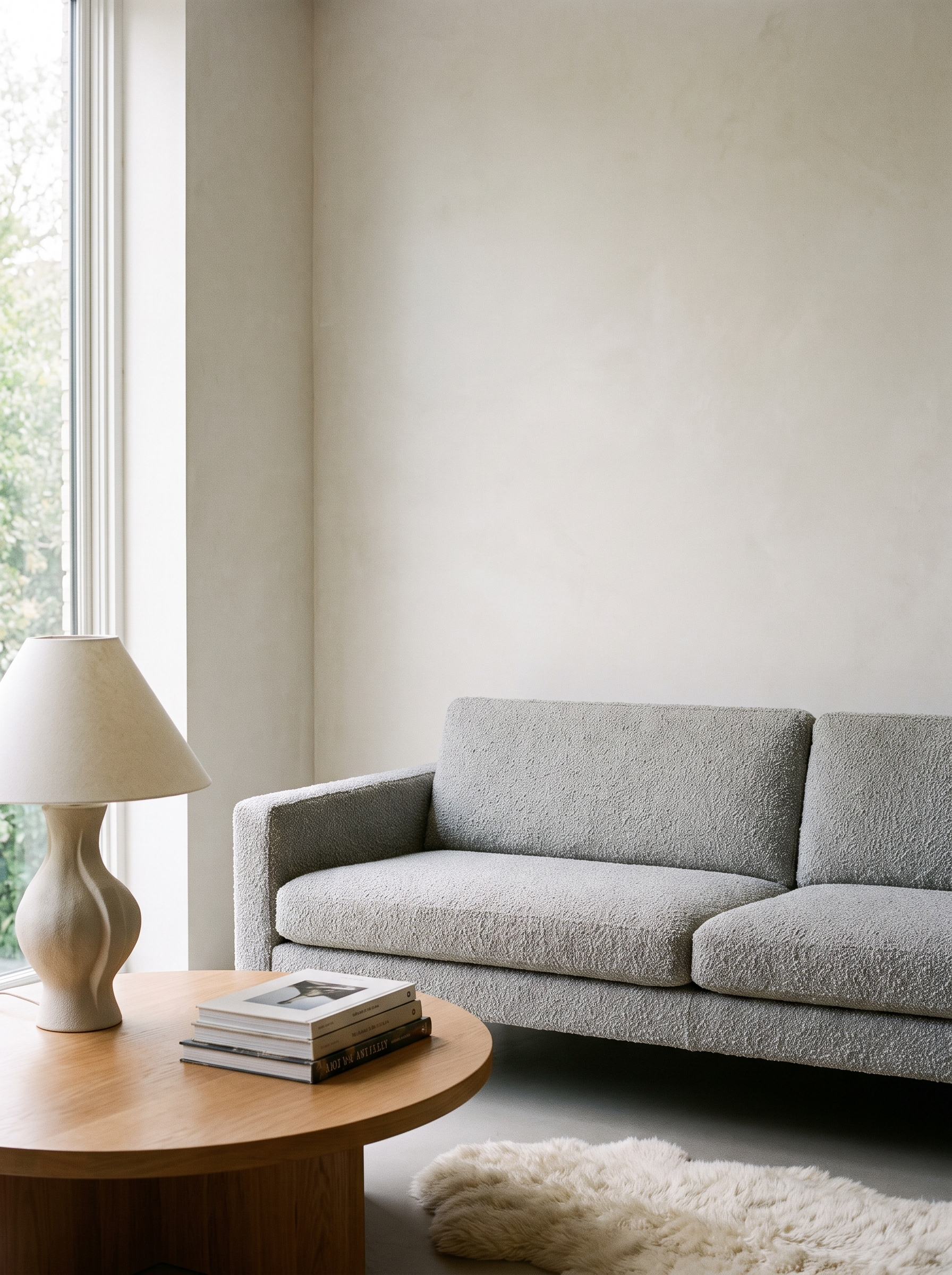 Professionally restored sofa after reupholstery in Dubai