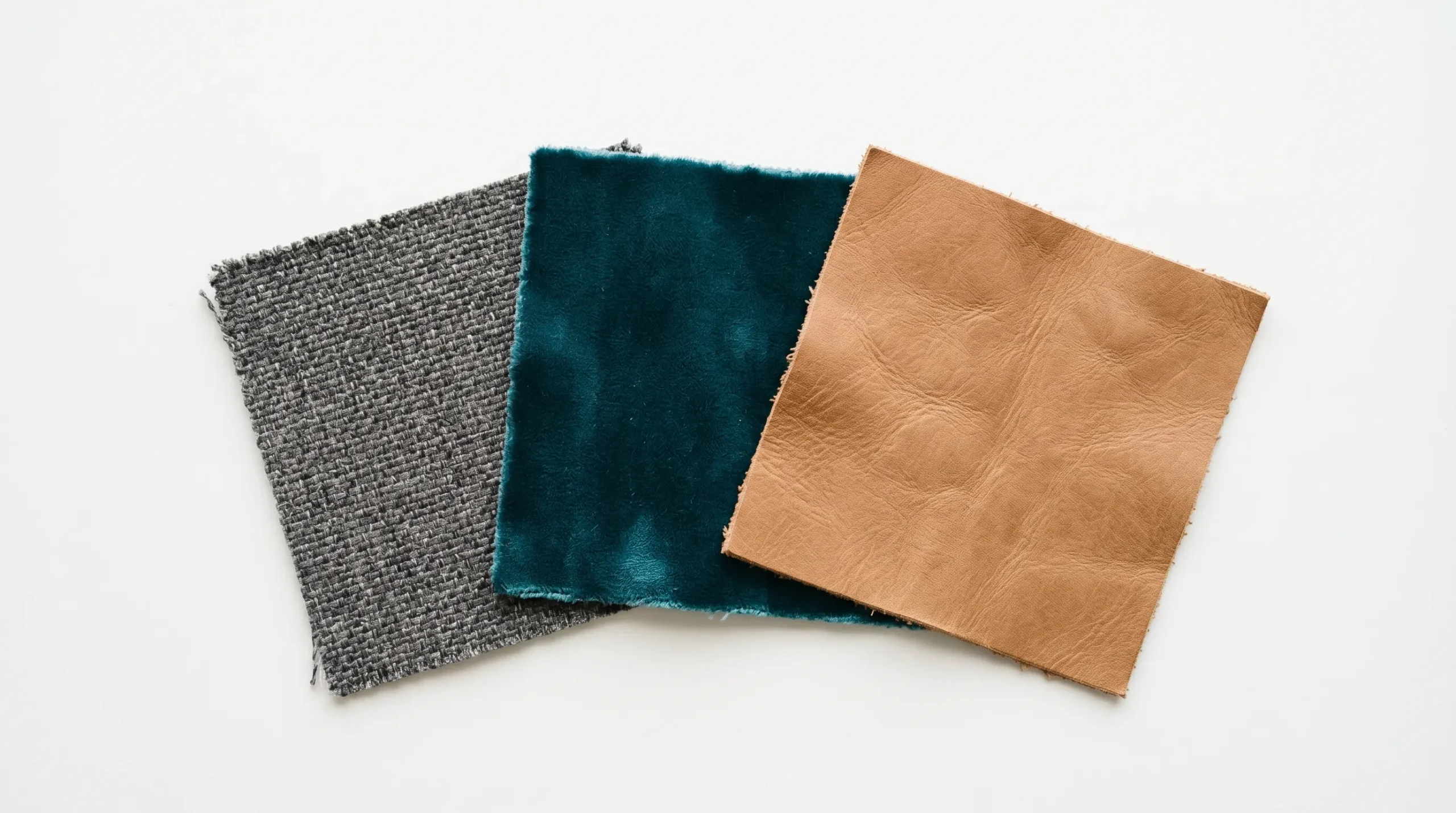Sofa upholstery fabric options for Dubai homes — velvet, performance fabric, genuine leather comparison