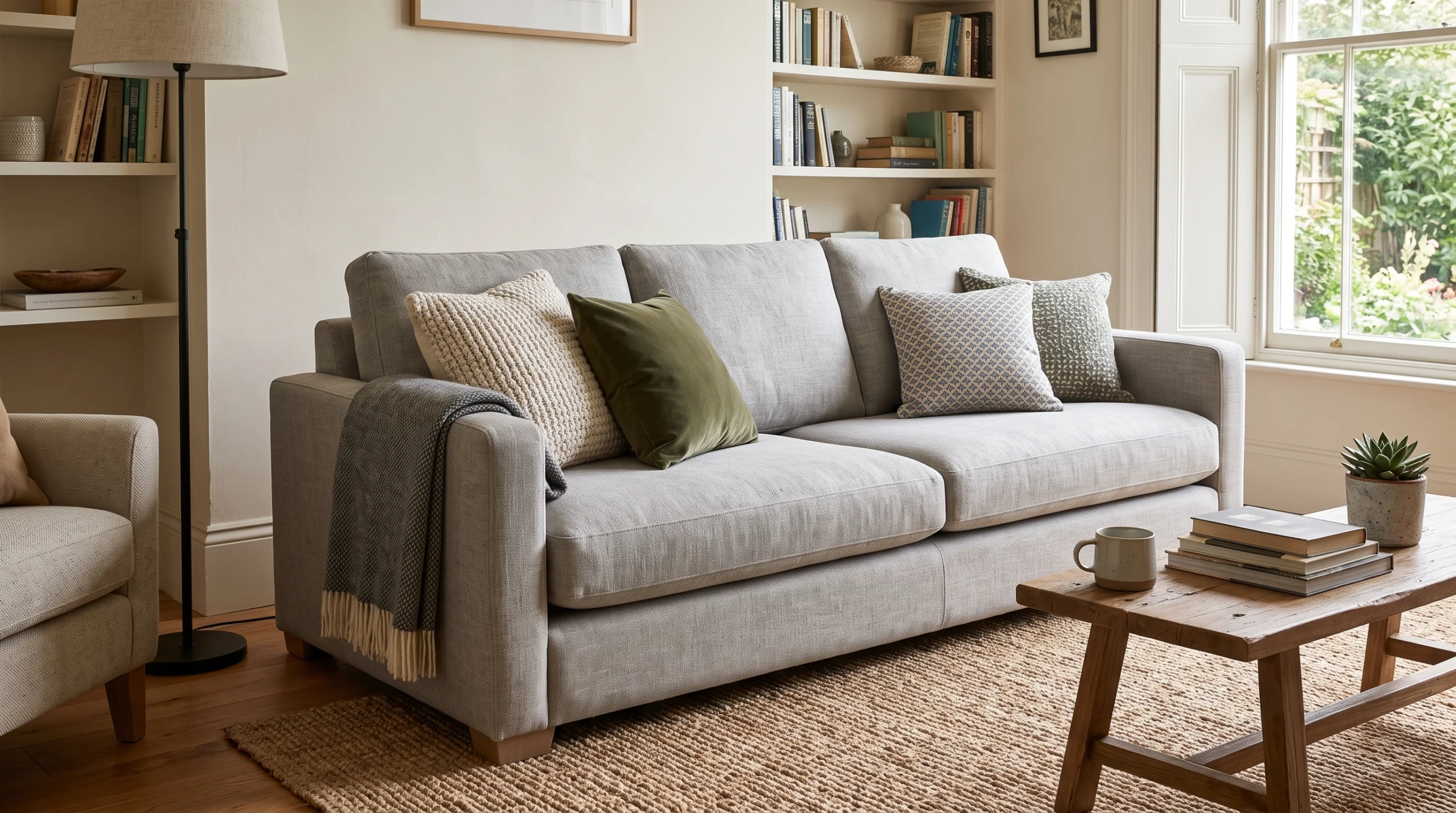 Fabric samples and leather upholstery materials for sofa reupholstery projects in Dubai homes