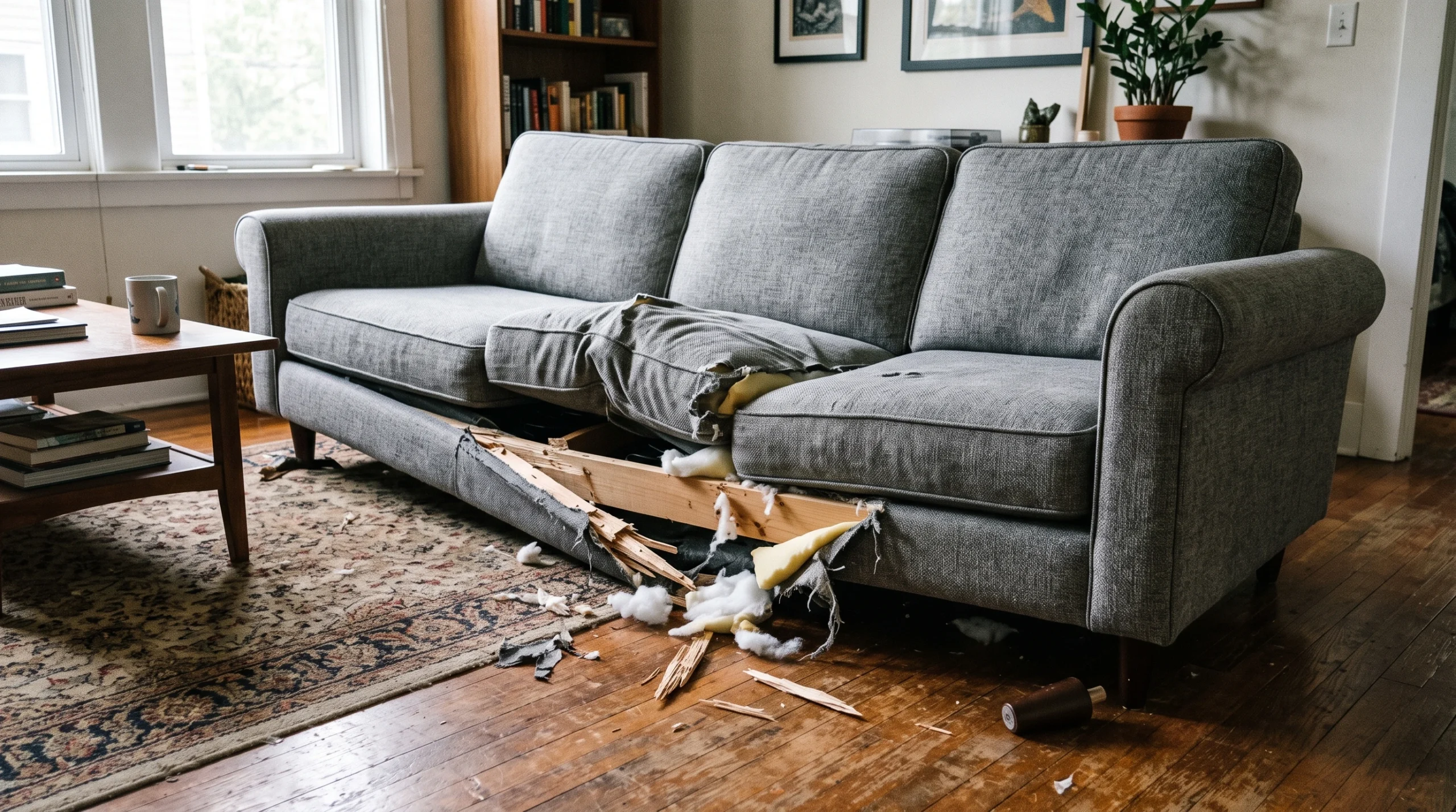 Broken sofa repair service in Dubai