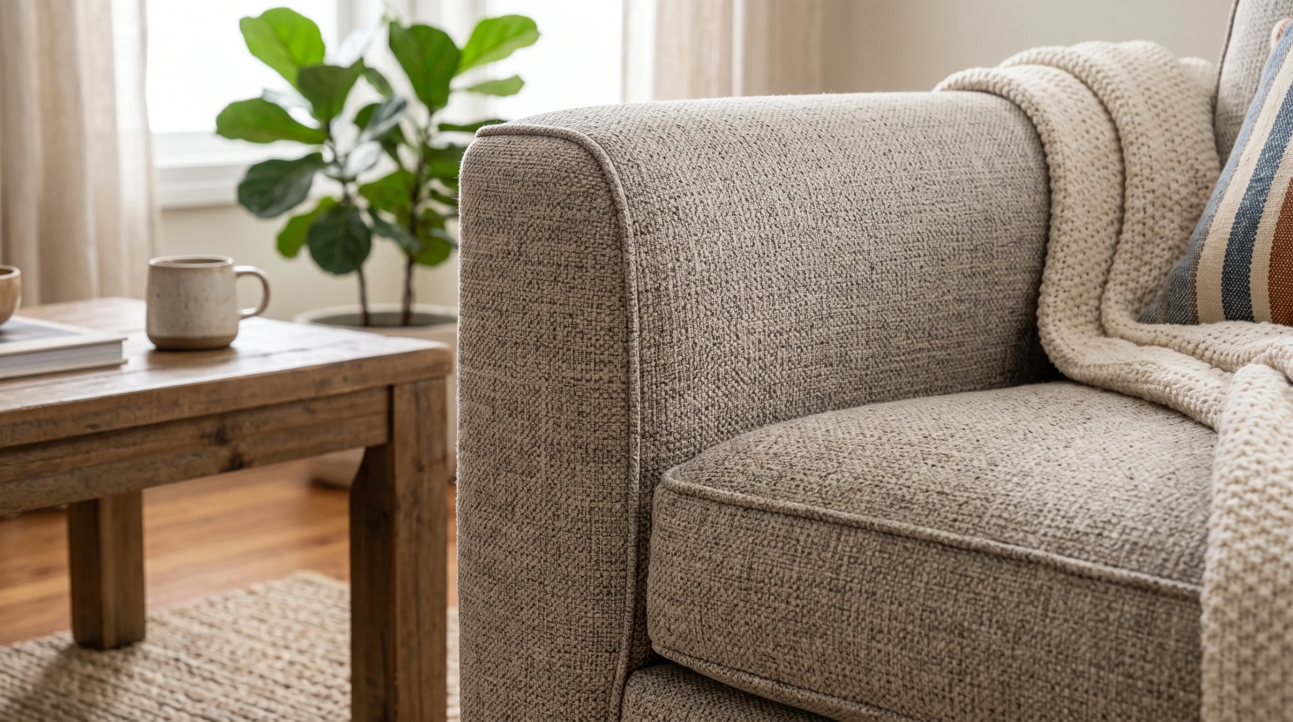 Choosing durable upholstery fabric for a Dubai home sofa